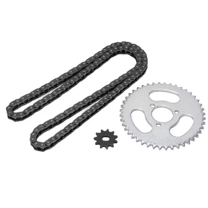 T8F delantero y trasero piñón cadena de reemplazo de alta potencia t8f engranaje cadena conjunto para modificado karts ATV y mini motocicletas - 1
