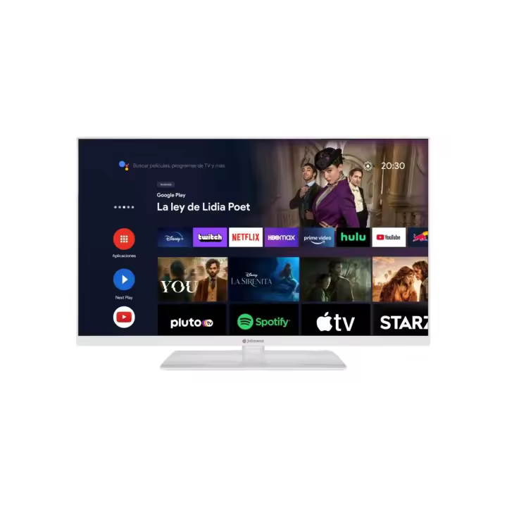 Android TV 32″ HD Ready Blanca, Direct LED (DLED) y resolución HD Ready (1366×768), Wi-Fi y Bluetooth, Conectividad total: Wi-Fi, Bluetooth, HDMI, USB, - 1