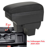 Caja De Reposabrazos Para Volkswagen Polo 2020-2024 Accesorios De Coche PU Cuero / Plástico ABS Caja De Almacenamiento Retrofits Dedicados Para VW Polo - details 0