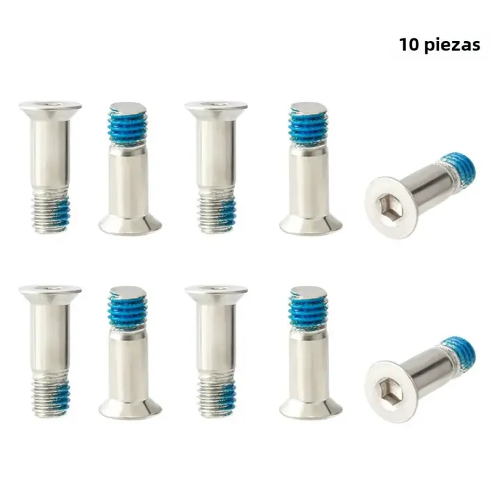 Juego De 10 Tornillos De Acero Inoxidable Para Guía De Cadena Trasera De Bicicleta Compatible Con Shimano Accesorios De Bicicleta - 1