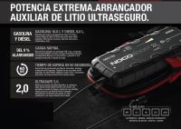 NOCO Boost X GBX155: Arrancador de Batería de Litio de 4250A UltraSafe – Antichispas y Protección contra Polaridad Inversa – Power Bank USB y Linterna  LED – para Motores de Gasolina 10L y Diésel 8L - details 1