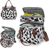Bolsa De almuerta para Mujeres y habbres, lonchera expandible de Doble cubierta, bolsas de almuerta grandes, a prueba de fugas, aisladas, reulizable, Bolsa friadora De almuerta - details 4