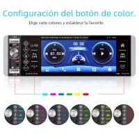 Podofo Reproductor Multimedia Para Coche 1 Din CarPlay MP5 Android Auto Stereo Bluetooth FM RDS Con AI Voice Control 5.1'' Pantalla - details 11