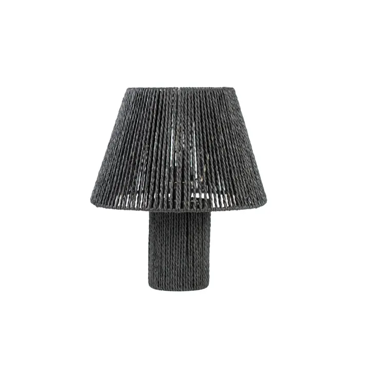 LAMPARA C/PANTALLA NEGRA CUERDA HM843600 FIJALO - 1