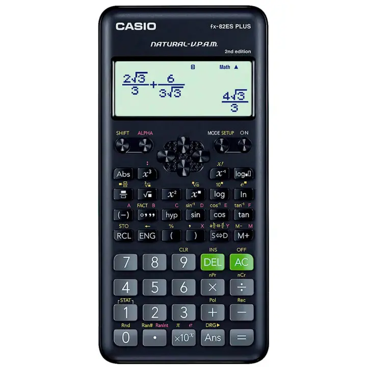 Calculadora Científica Casio Fx-82Es Plus 2nd Edition con 252 Funciones - Ideal para Estudiantes y Profesionales - 1