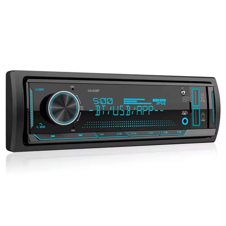 AKAMATE 1Din Radio De Coche MP3 Player Multimedia FM Con Pantalla LCD Bluetooth EQ Tuner Soporte AUX USB TF Card Para Todas Las Marcas De Vehículos - 1