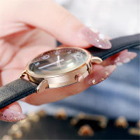 Reloj De Cuarzo Para Mujer Estilo Simple Con Decoración De Estrellas En Malla Reloj De Pulsera Moda Casual Antiguo Reloj De Manivela Envío Gratis - details 3