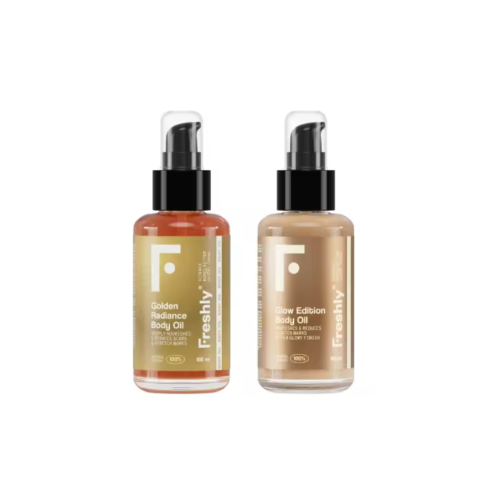 Freshly Cosmetics - Aceite corporal + aceite iluminador - Glow Up Body Pack - 1