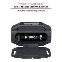 Linterna Frontal De Cabeza Recargable USB Con Luz Blanca Y UV 2 En 1 4 Modos Para Camping Caza Emergencias Luz Violeta - details 4