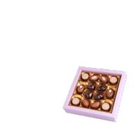 Bombones Violet de Bolçi praliné de chocolates surtidos, 130 gr. de peso con bolsa de regalo a juego - ¡Delicioso surtido de chocolates de leche, blanco y negro! El estuche que lo contiene es espectacular y quedarás muy bien si lo regalas a tus amigos - details 2