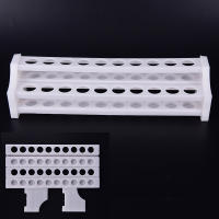 Estante De Prueba En Plástico Con 20 Agujeros Para Tubos Centrifugados Blanco Equipamiento De Laboratorio Suministros De Laboratorio - details 2