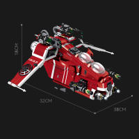 Star Wars Nave Espacial De Construcción Bloques MOC Set De Modelos Técnicos DIY Regalo De Navidad Para Niños Y Adultos Hombres Y Mujeres - details 29