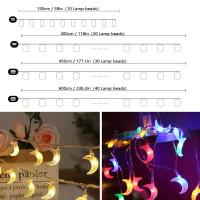 Luces De Cadena De Luna Para Decoración De Ramadan Operadas Por Batería LED Luces De Feliz Ramadan Para Fiesta De Crescent En Jardín Y Salones Del Hogar - details 5