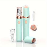 Depiladora y Afeitadora eléctrica 2 en 1 para mujeres Conduroma, depilación facial recargable USB, removedor de pelo portátil con luz LED para cara, piernas, bikini-350mAh batería de litio Gl - details 0