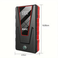1200 A, 12 V, Arrancador de batería portátil para coche, para gasolina, diésel, 4 L y 2 L - details 9