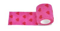 1/6/10Pcs Cinta Elástica Autoadhesiva De Corazón Rojo Para Deportes 4.8m Curita Para Dedos Rodilla Y Juntas De Muñeca - details 2