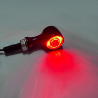 Luz De Señalización Dinámica LED Para Motocicleta 3 En 1 Faro Dirección Frontal Y Indicador Trasero Freno De Parada De Conducción - details 7
