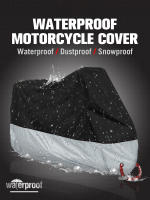 Cubierta Para Motocicleta Impermeable 190T Poliéster Taffeta Resistente Al Desgaste Protección UV Y Antipolvo Para Todas Las Estaciones Adecuada Para Exterior E Interior Scooter - details 0