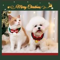 Bufanda Navideña Para Mascotas De Algodón Tejida Cómoda Cuello Calentador Para Gatos Y Perros Accesorio Festivo Para Animales - details 2