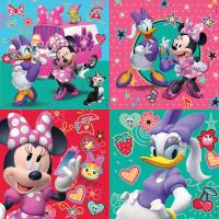 Educa -Maleta con 4 Puzzles progresivos  Infantiles Minnie Ayudantes Felices +3 años Educa 17638 - details 1