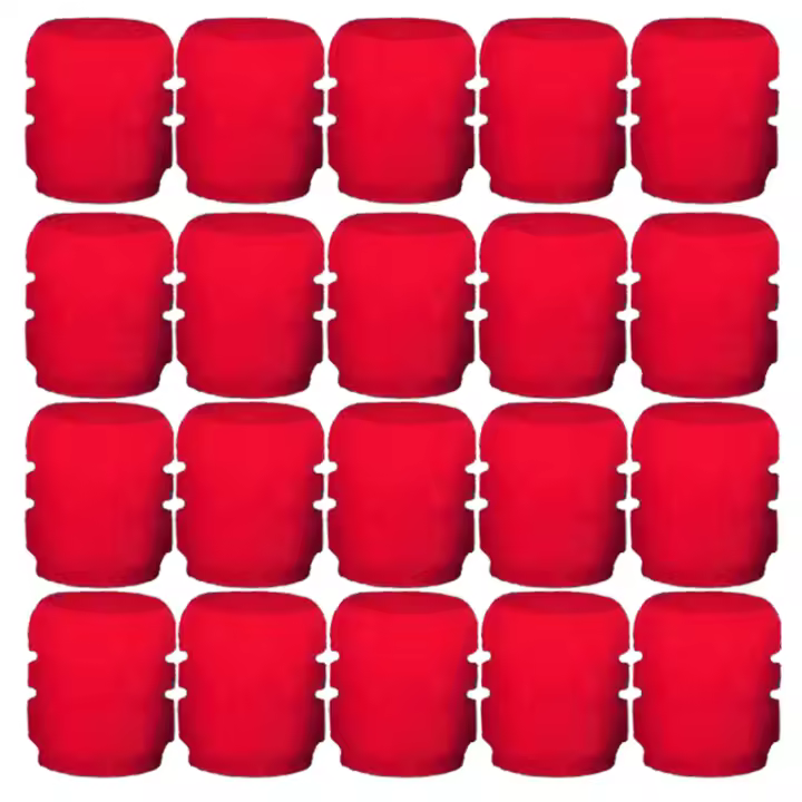 20Pcs Tapas De Válvula De Neumático Luminosas Mini Para Coche Y Motocicleta Cubierta De Válvula Colorida Iluminada Accesorios De Auto Decoración De Rueda Y Eje - 1