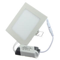 Lámpara De Techo LED De Panel Cuadrado Recubrimiento Relleno De Aluminio Ultrafina Regulable 3W-25W Luz De Techo Reclinada - details 1