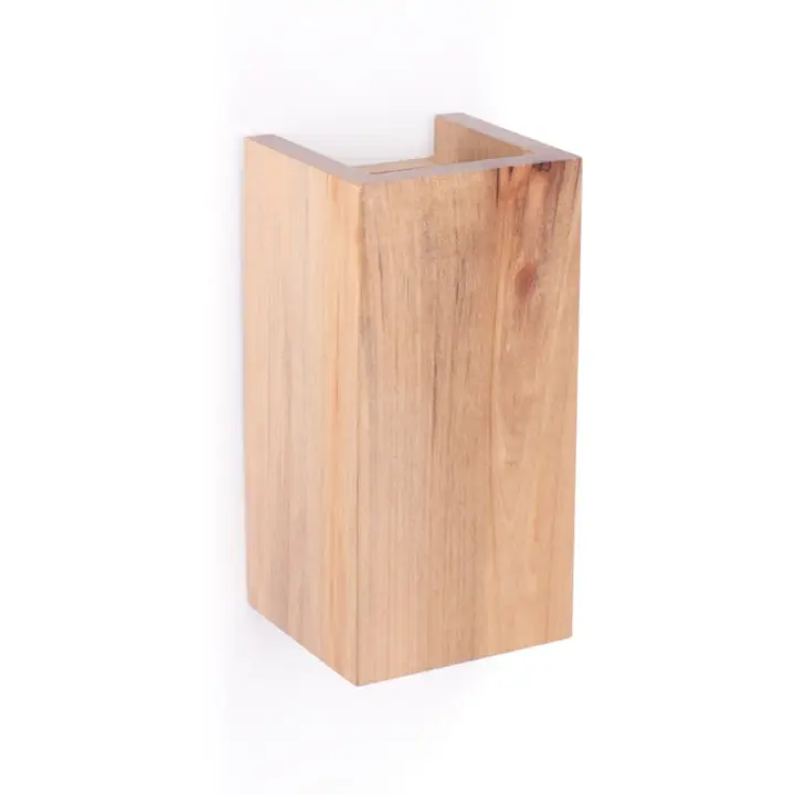 ALPINALUZ Aplique de pared bidireccional madera "LLONA" - 2 x GU10 - Interior - 1