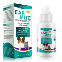 Aceite para ácaros de oído - Solución limpiadora de orejas para perros y gatos, elimina cera y mal olor - details 8
