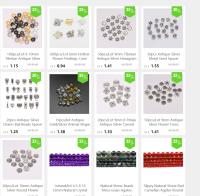 100pcs Bolas De Metal Hueco Flor Vintage Brillante Para Creación De Joyas DIY Encuentros Capas De Finos Pendantes Charms - details 3