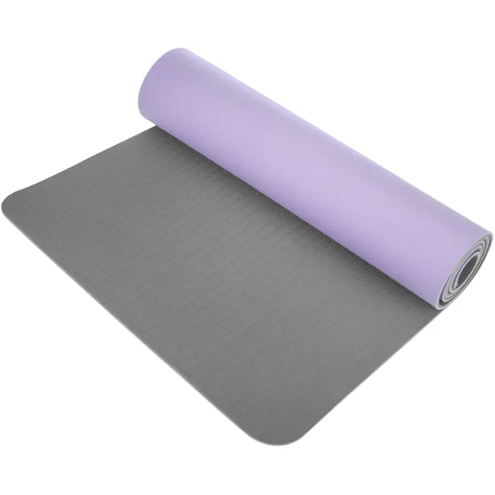 Esterilla de Yoga morada de doble capa antideslizante 183x61x0.8 cm - PrimeMatik - 1