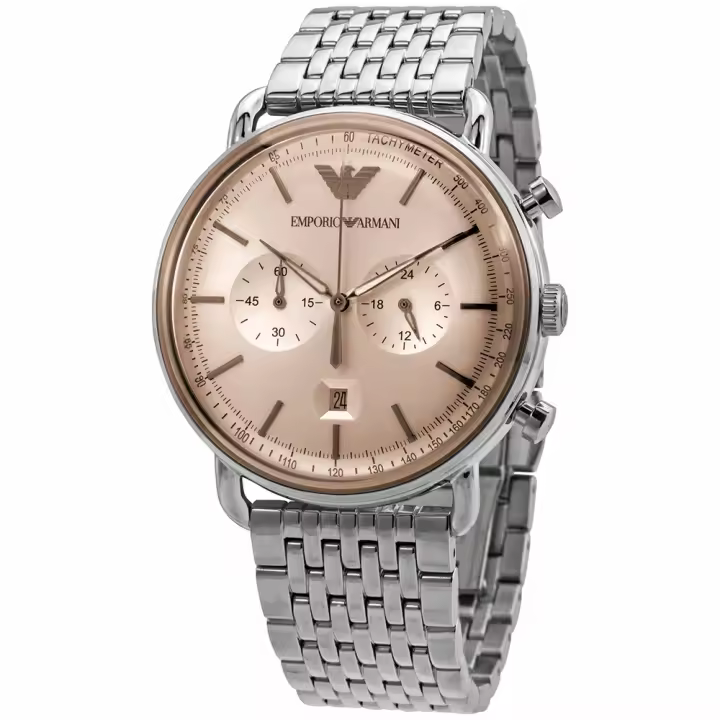Reloj Armani Hombre AR11239 (43mm) de Acero Inoxidable Resistente Al Agua 5ATM - 1