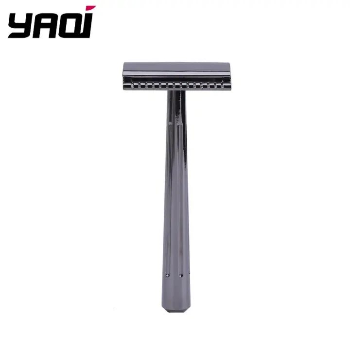 Afeitadora De Seguridad Con Solapa Sola YAQI SE Katana/Globe Trotter Para Hombres Material De Zinc Aleación Y Latón - 1