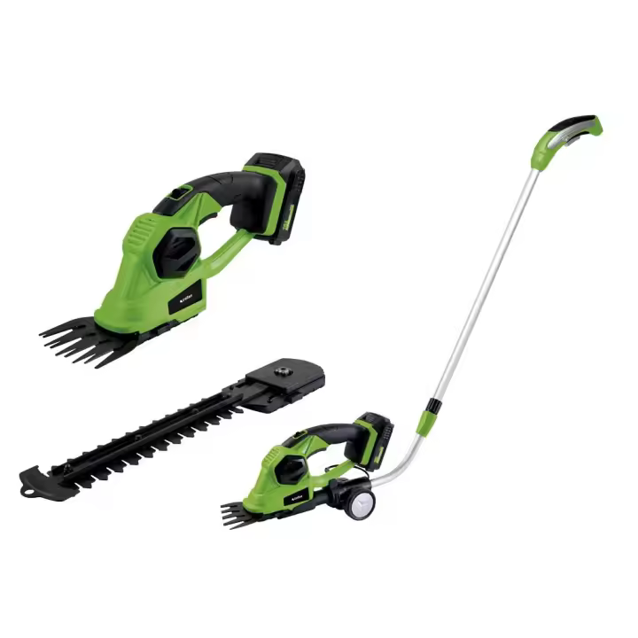 Cofan Kit Cortasetos de Mano  Extensible con Ruedas  Batería Li-Iion 18 V  1200 RPM - 1