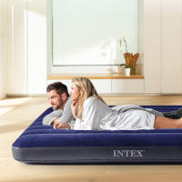 Intex Cama Colchon hinchable 137X191X25CM Altura 25 cm, Colchon hinchable Intex premium,Cama de aire inflable para camping Color Azul oficial y original calidad de confianza - details 6