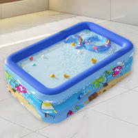 Piscina Inflable Para La Familia Adecuada Para Adultos Y Niños Juguete De Agua Para Fiestas Outdoor E Indoor Para Verano PVC Patrón Cartoon - details 4