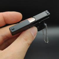 Pistola De Juguete Metálica Miniatura 1:3 G17 Con Llavero Desmontable Semi-acero Inoxidable Para Niños Ornamento Colgante DIY - details 6