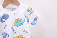 Ropa De Verano Para Bebés Niños Y Niñas Conjunto De 2 Piezas Camiseta Y Shorts Estilo Casual Con Diseño De Dibujos Animados Talla Ajustada Para Edades 4-6 Años - details 15