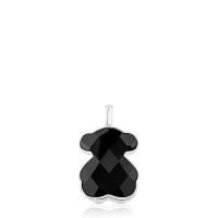 Colgante de oso de piedra preciosa natural de plata esterlina S925, accesorio de collar de bricolaje de lujo que combina con todo - details 16