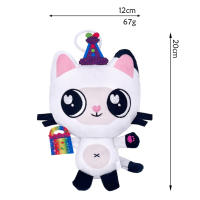 Muñeca Gabby De Peluche 20-30cm Mochila Para Niños Juguete De Gato Merma Y Pasteleón Animal De Peluche Regalo De Navidad Para Niños - details 7