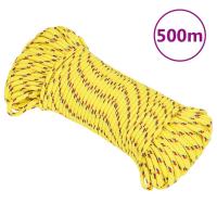 vidaXL Cuerda de barco polipropileno 5 mm 500 m cuerda Color Blanco y azul,  Amarillo,  Azul y mas - details 0