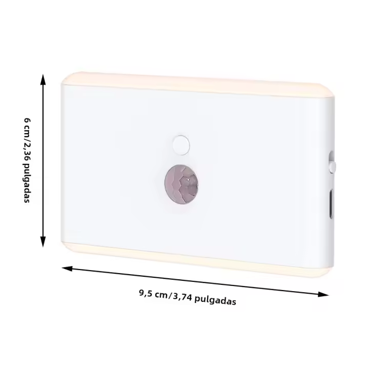 Lámpara De Noche LED Con Sensor De Movimiento 3 Modos Iluminación Dimmable Con Batería Para Interior Dormitorio Armario Regalo Camping Decoración - 1