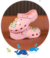 Sandalias De Verano Para Niños Con Agujeros Zapatos Suaves Antideslizantes Diseño Cartoon DIY Para Niños Y Niñas Tallas Para Edades 4-6 Años - details 1
