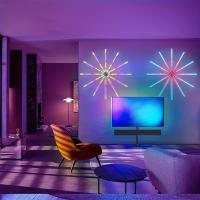 Tira De LED RGBIC Colorida Con Control Por Voz Y Timer Para Ambiente Fuegos Artificiales USB Para Decoración De Hogar Y Musica - details 3