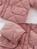 Abrigo De Piel De Conejo Con Redondel Para Niños Y Niñas Beige Grueso Y Cálido Para Invierno Con Cuello De Poliéster Ropa Casual Para Exteriores Tamaño 1-6 Años - details 16