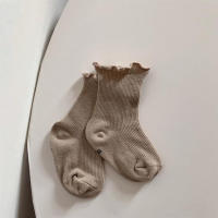 5 Pares De Calcetines Infantiles Coreanos Con Estilo Flare En Algodón Sólidos Para Niñas Calcetines Cortos En Tubo Para Niños - details 6