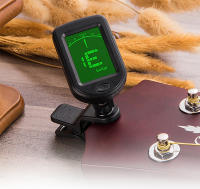 Afinador Universal De Guitarra Rotativo Clip-on Con Pantalla LCD Para Guitarra Acústica Cromática Bajo Ukulele Accesorios De Guitarra - details 1