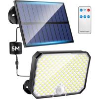 Foco Solar Exterior Led Brand X, 190 LED 1500LM 3 Modos Luces Solares IP65 - Jardin Garaje Jardin - details 0