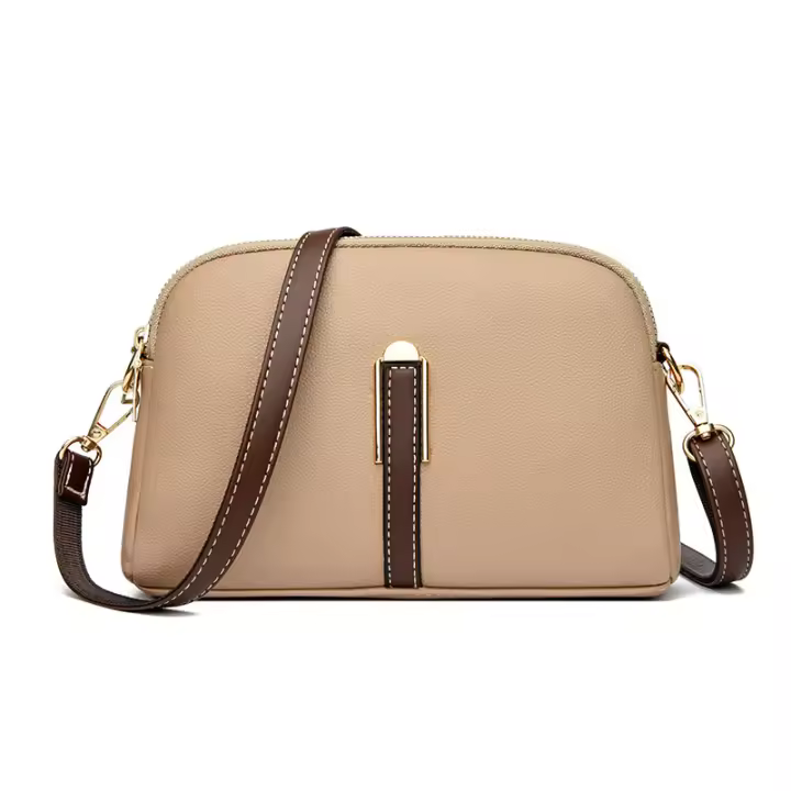 Bolso De Hombre Para Mujer 100% Cuero Genuino Bolso De Mano De Cuero Flap Bolso De Lujo Bolsos Cruzados Para Mujer - 1
