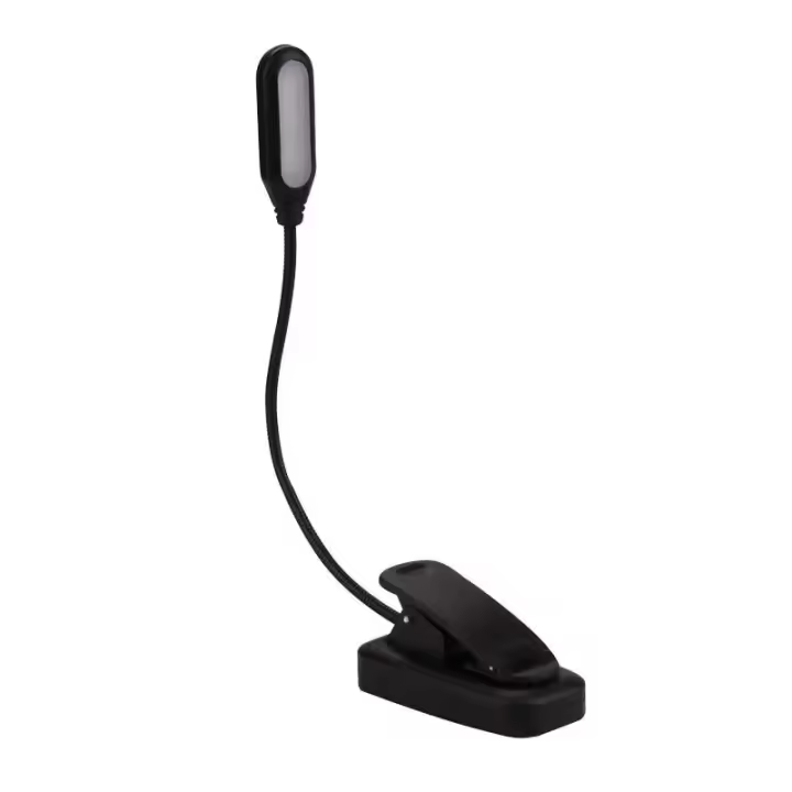 Luz De Lectura LED Para Libro Luz De Mesa Flexible Recargable Para Dormitorio Y Cama Iluminación Interior Lámpara De Escritorio - 1