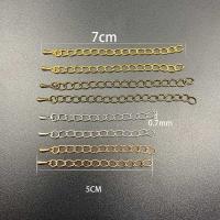 20pcs Conectores De Cadena De Extensión Para Joyería DIY Tones 50mm 70mm Accesorios Para Pulseras Y Collares Findings Metálicos De Aleación De Zinc - details 5